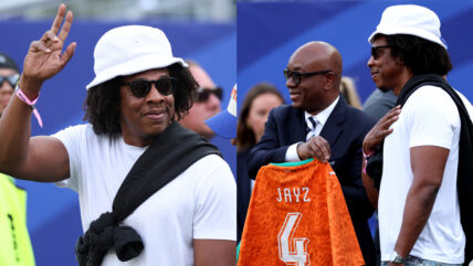 Jay-Z at World Cup match