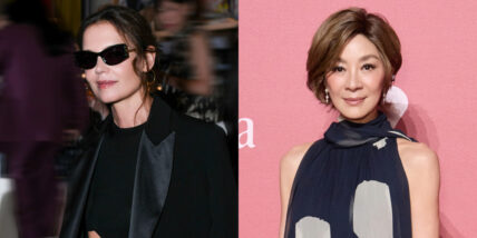Katie Holmes and Michelle Yeoh attend Max Mara fashion show in Shanghai