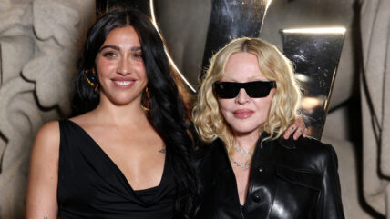Madonna Lola Leon posing together