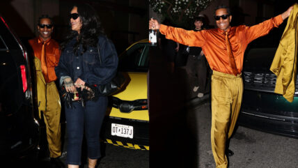 Photos of Rihanna and A$AP Rocky celebrating in NYC streets after Knicks win at NBA Finals