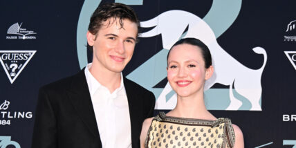 Sam Nivola and Iris Apatow at Toarmina Film Festival