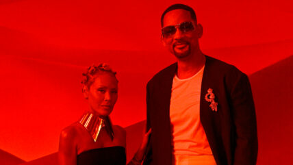 Jada Pinkett Smith and Will Smith attend Christian Louboutin show