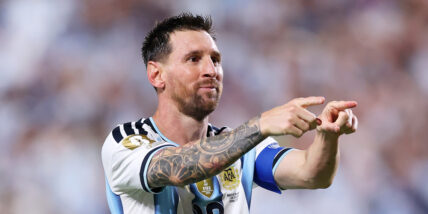 Lionel Messi during a 2026 World Cup game