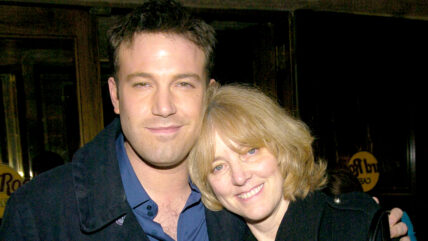 Ben Affleck and his mom Chris Anne at Jersey Girl premiere in 2004
