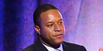 Craig Melvin image where he's looking off to the side with a straight face