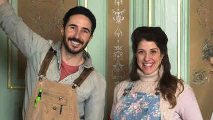Photo of Ian and Daphne Fig on Castle Impossible