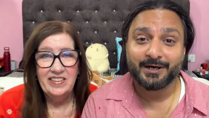 "90 Day Fiance's" Jenny Slatten and Sumit Singh in a new Instagram video