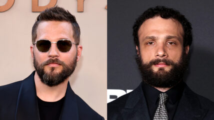 Logan Marshall-Green and Cosmo Jarvis on red carpet