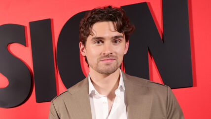 Michael Johnston poses for a photo at an Obsession screening