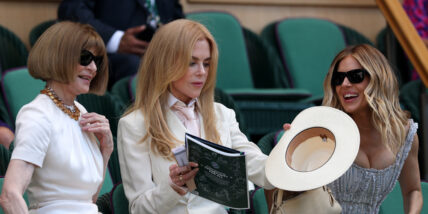 Royal Box at Wimbledon for Men's Singles Final