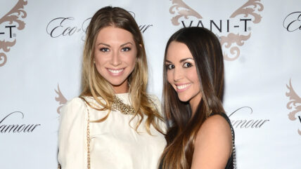 Stassi Schroeder and Scheana Shay pose for a photo at an event in 2013