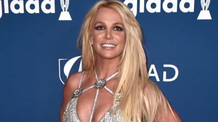 Britney Spears at a formal event.