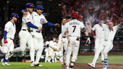 Chicago Cubs Arizona Diamondbacks composite photo
