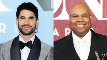 Darren Criss and James Monroe Iglehart attend separate Tony Awards