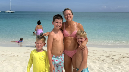 Dylan Dreyer Family Vacation Instagram beach photo
