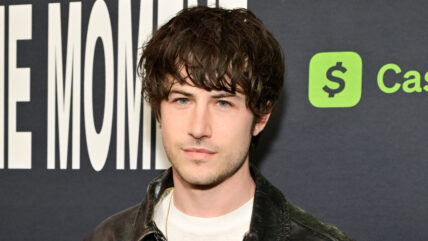 Dylan Minnette attends The Moment premiere