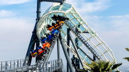 Fast and Furious roller coaster at Universal Studios