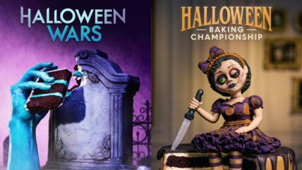 Key art for Food Network's "Halloween Wars" and "Halloween Baking Championship"