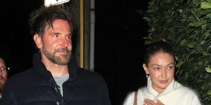 Gigi Hadid and Bradley Cooper on a date night in a past stock photo