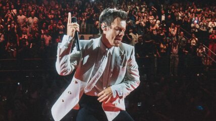 Harry Styles performs on stage at Madison Square Garden