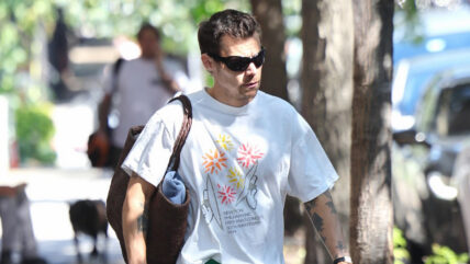 Harry Styles walk before MSG show