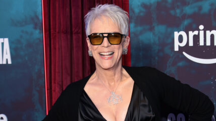 Jamie Lee Curtis poses at the Scarpetta series premiere