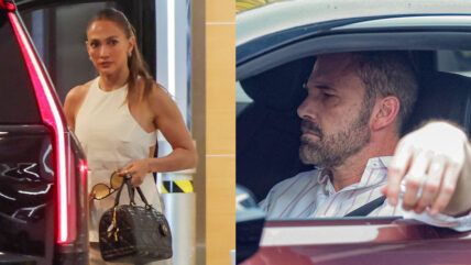 Jennifer Lopez and Ben Affleck both spotted leaving an office building on August 20 in Los Angeles
