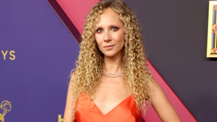 Juno Temple at the Emmys.