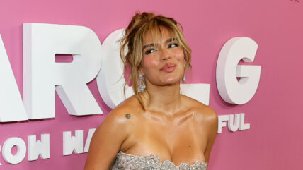 Karol G on red carpet
