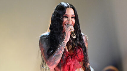 Kehlani performing on stage