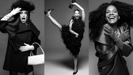Michael Kors campaign with Lea Michele, Sutton Foster, and Audra McDonald