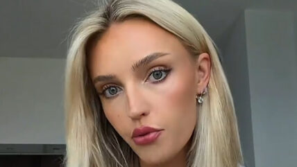 Morgan Riddle talking blonde hair