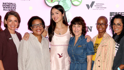 Olivia Rodrigo with non-profit partners for Daisy Chain Fields
