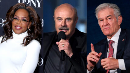 Stock photos of Oprah Winfrey, Dr. Phil, and Dr. Oz