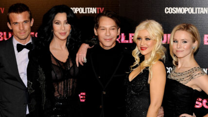 Burlesque cast and director pose at the movie's Madrid Premiere