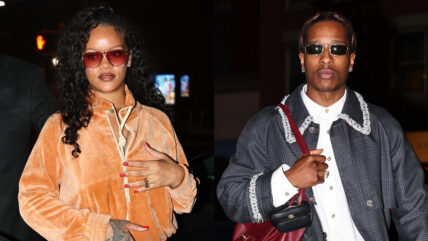 Rihanna dinner at Pastis in NYC