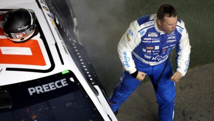 Ryan Preece 2026 standing outside car