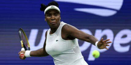 Venus WIlliams playing at the 2026 US Open