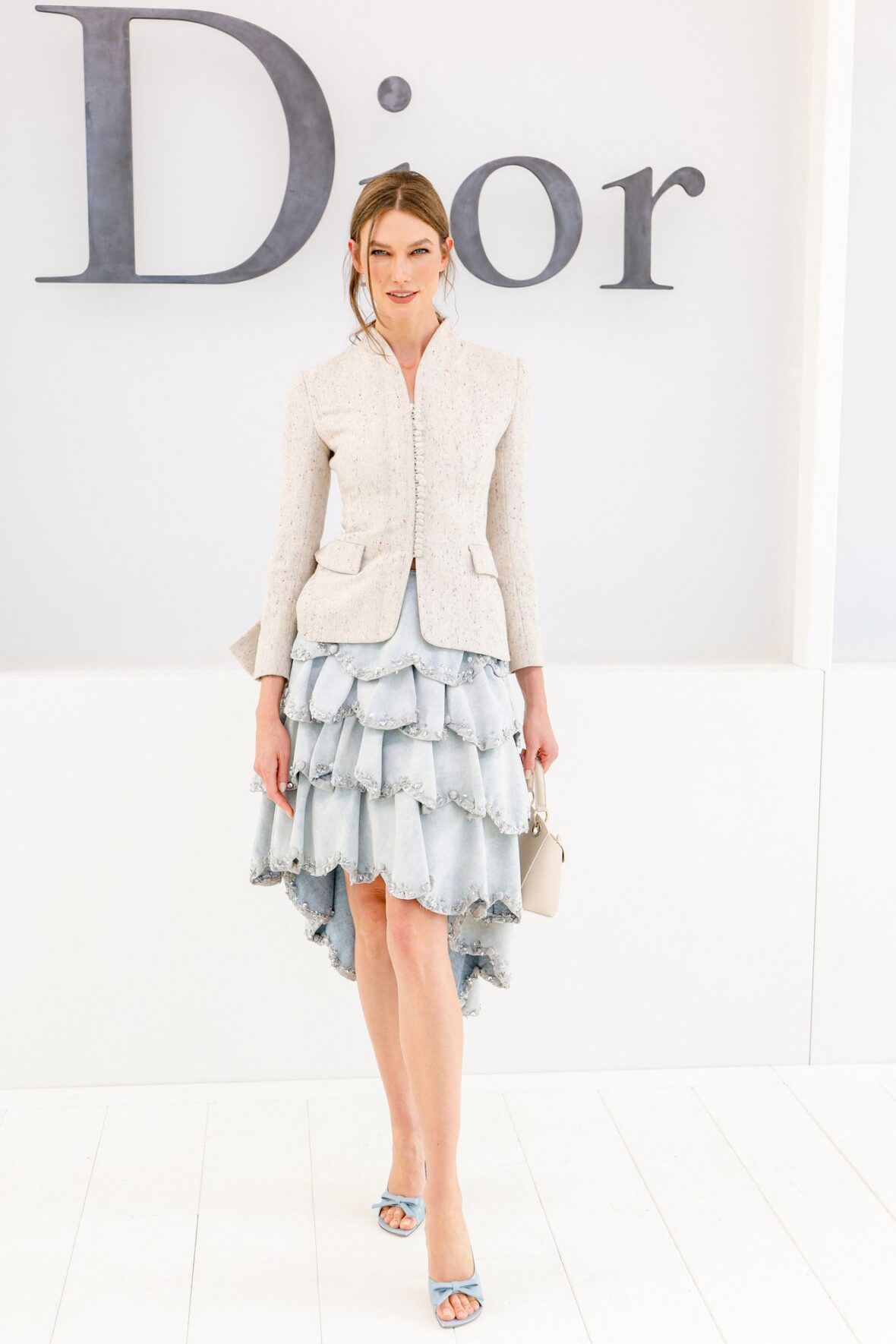 Celebs at Dior show at Paris Fashion Week