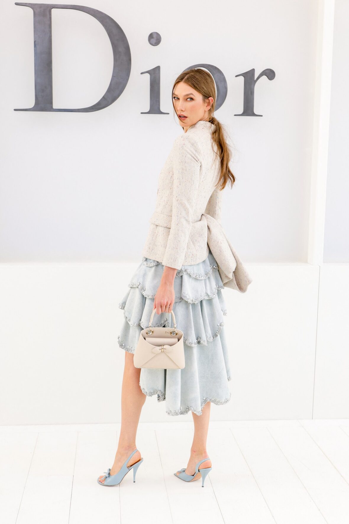 Celebs at Dior show at Paris Fashion Week