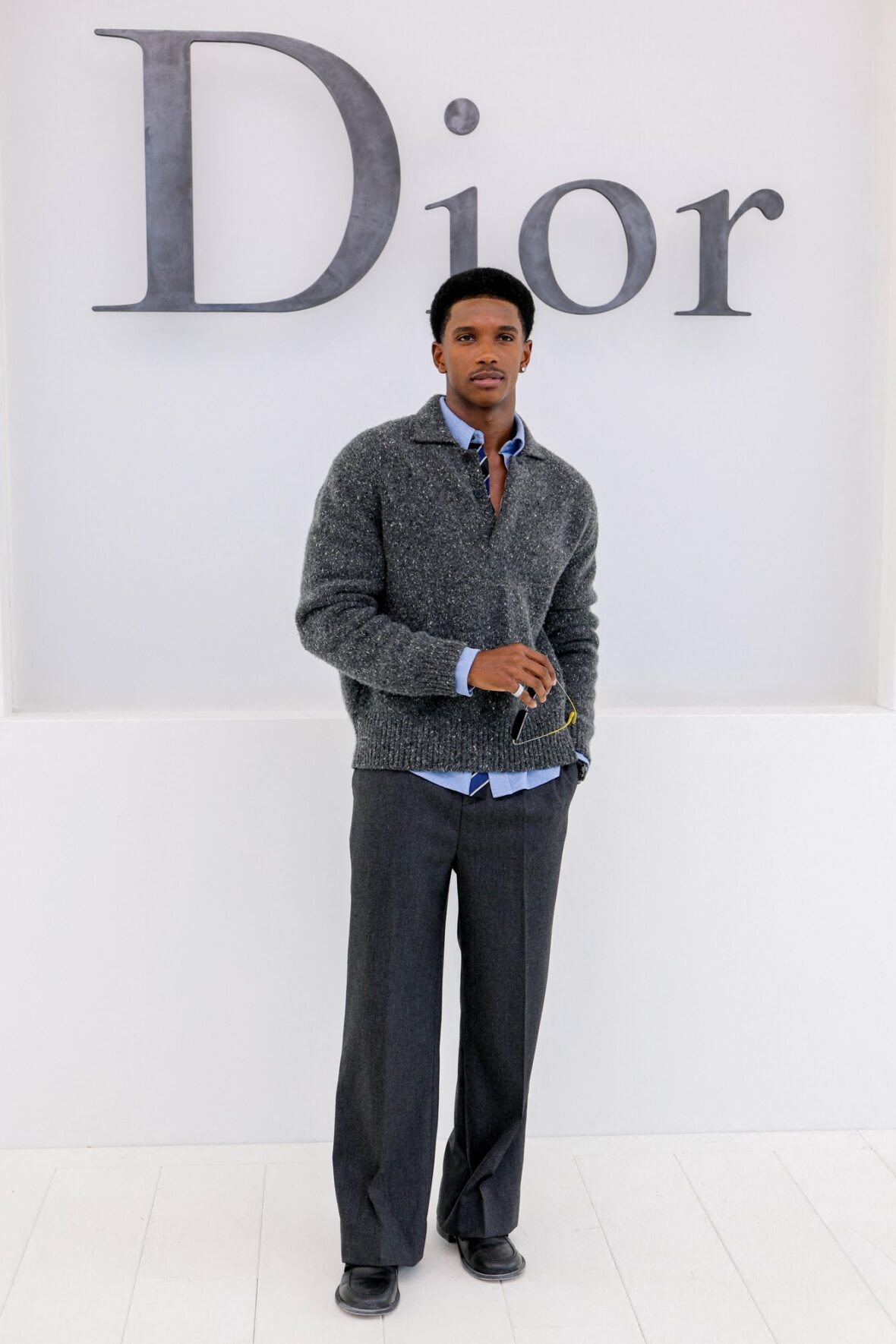 Celebs at Dior show at Paris Fashion Week