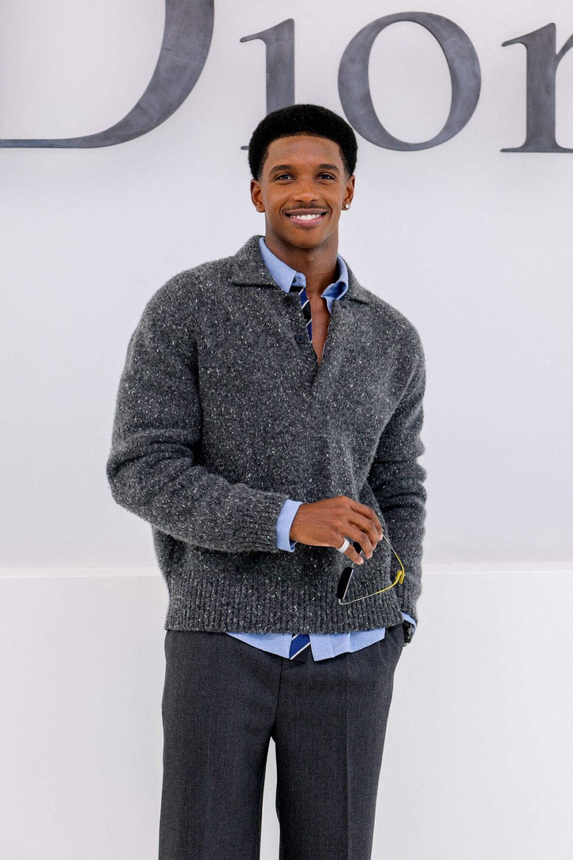 Celebs at Dior show at Paris Fashion Week