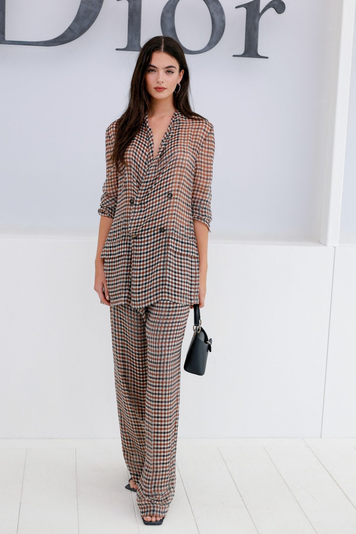 Celebs at Dior show at Paris Fashion Week