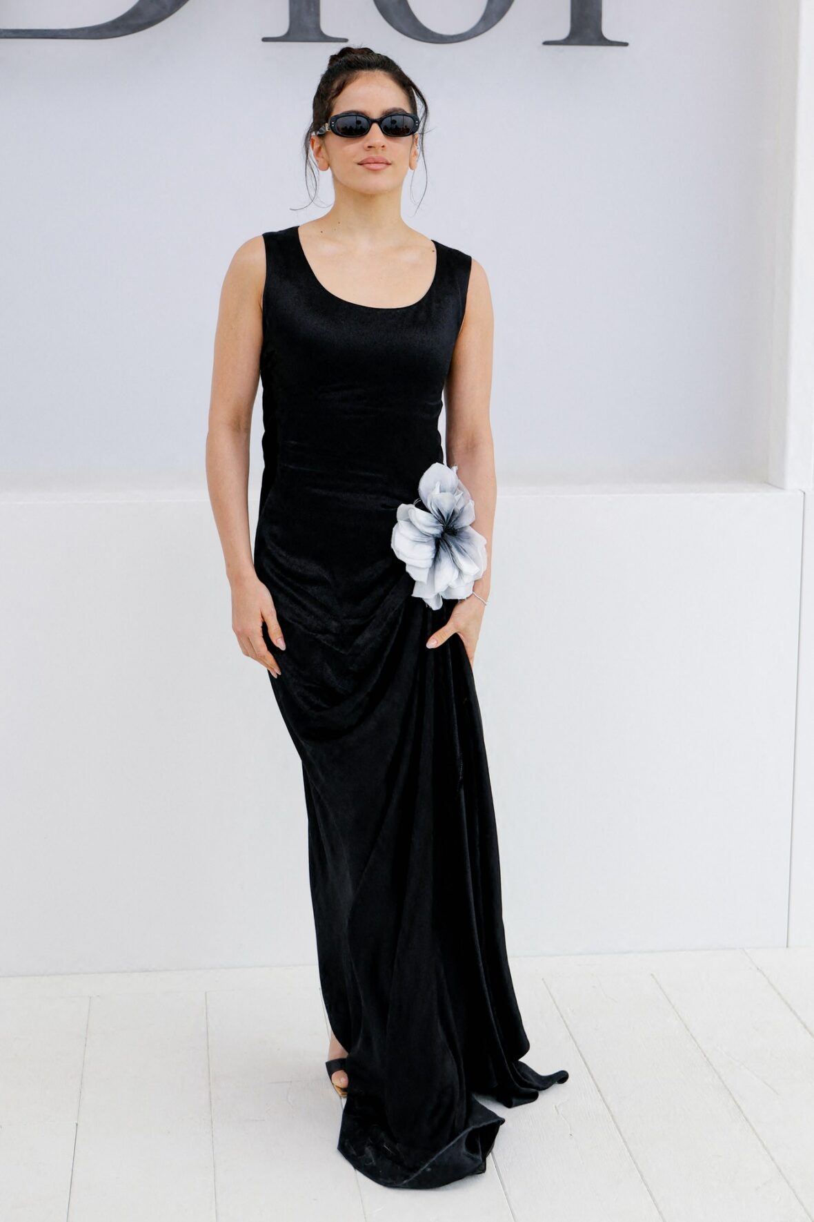Celebs at Dior show at Paris Fashion Week