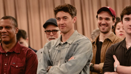 Tom Blyth at A Few Good Men rehearsals for Broadway