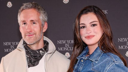 Anne Hathaway and Adam Shulman stock image in 2026