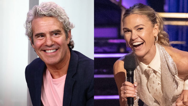 Andy Cohen reacts to getting called out by Julia Stiles