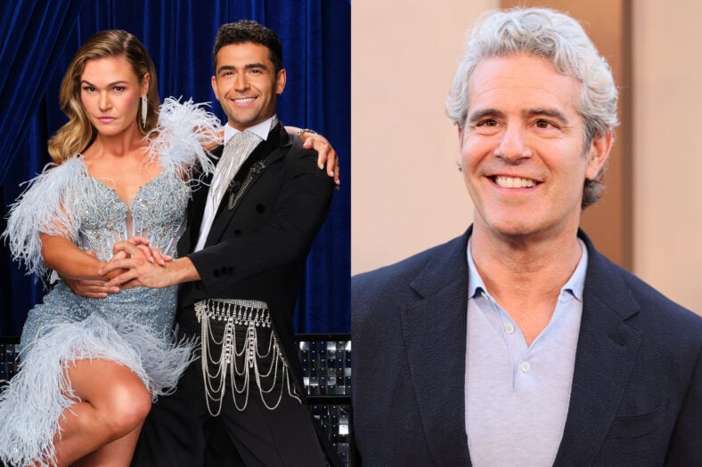 Andy Cohen reacts to getting called out by Julia Stiles