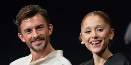 Ariana Grande and Jonathan Bailey promoting Wicked in 2025
