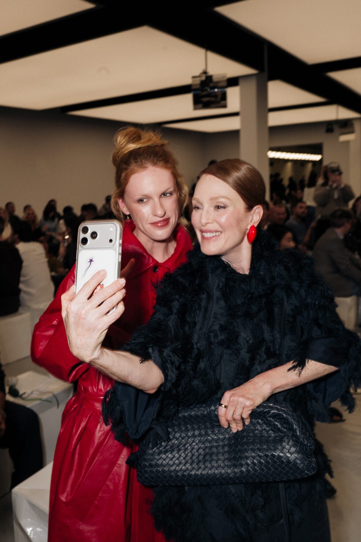 Audrey Hobert and Julianne Moore